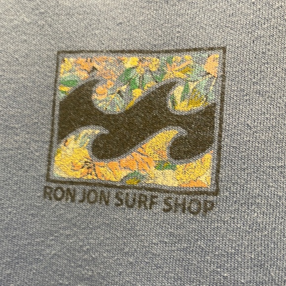 Blue Billabong X Ron Jon Hoodie - Picture 2 of 3